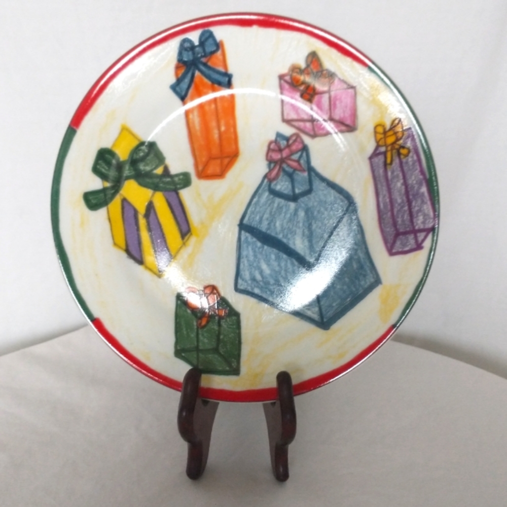 Vintage "Christmas Village - Kids Collection" Plate